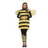 XIAXAIXU Women Kids Halloween Cosplay Costume Set Dress with Wings Headband Leg Sleeves Show Dress Up (Yellow Adults, XL) view 1