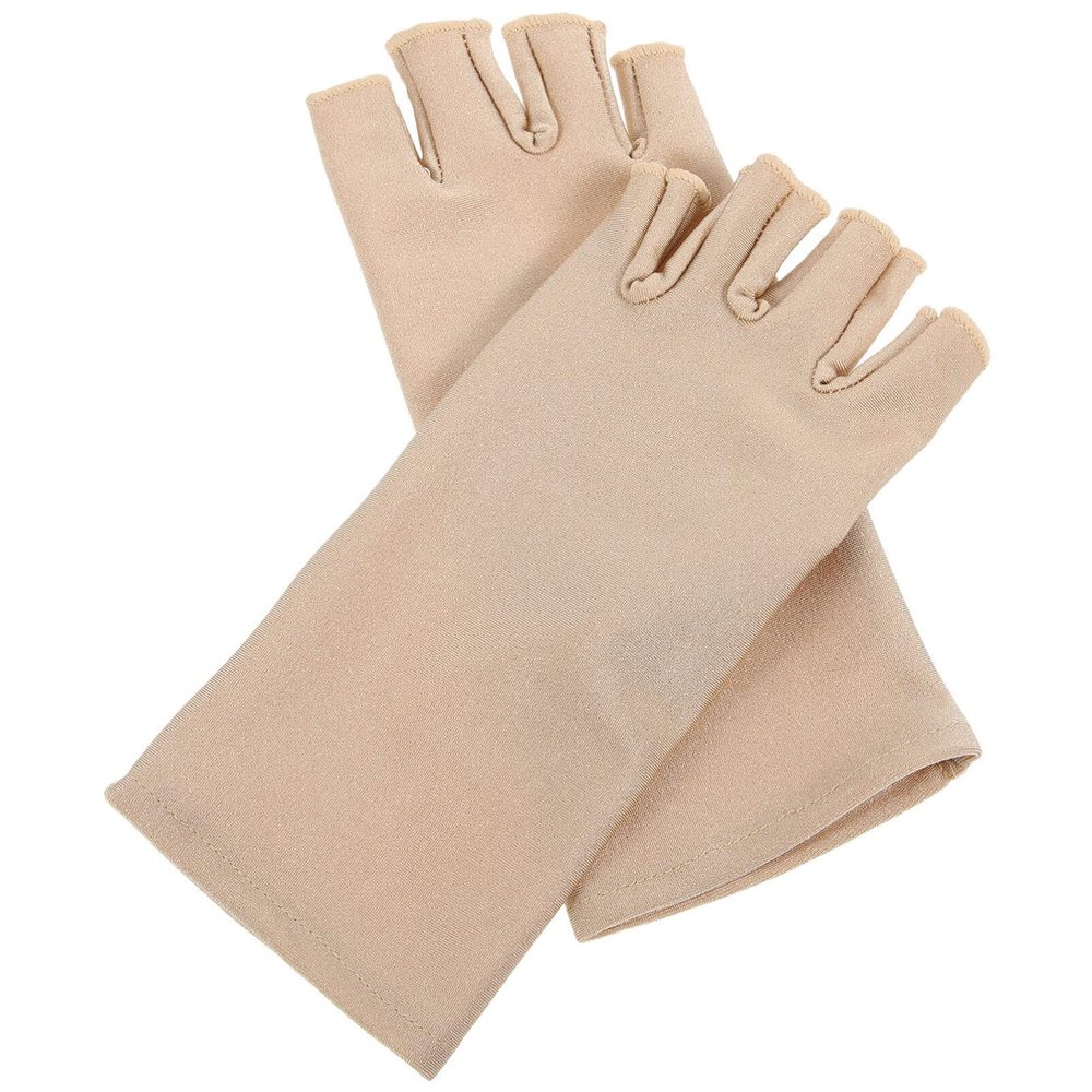 BESPORTBLE Sun Protective Gloves 1 Pair Women's Thin Gloves Nail Lamp Cloth Fitness Hand Sunblock Fingerless
