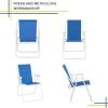 FRITHJILL Portable Folding Beach Chair, Lightweight Patio Chair for Camping, Sports, and Beach, Supports up to 220LBS view 4