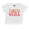 Groovy Flower Girl A Bridesmaid Proposal Flower Girl Tops for Toddler Little Girl Kids Wedding T-Shirt (2-3T, FLOWER GIRL-T Shirt) view 1