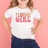 Groovy Flower Girl A Bridesmaid Proposal Flower Girl Tops for Toddler Little Girl Kids Wedding T-Shirt (4-5T, FLOWER GIRL-T Shirt) view 2