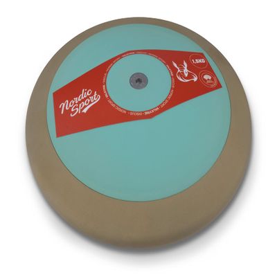 HAEST Nordic Valkyrie Discus - 1.5 kg - Athletics Competition Throwing Discus - Brass Rim - WA Certified