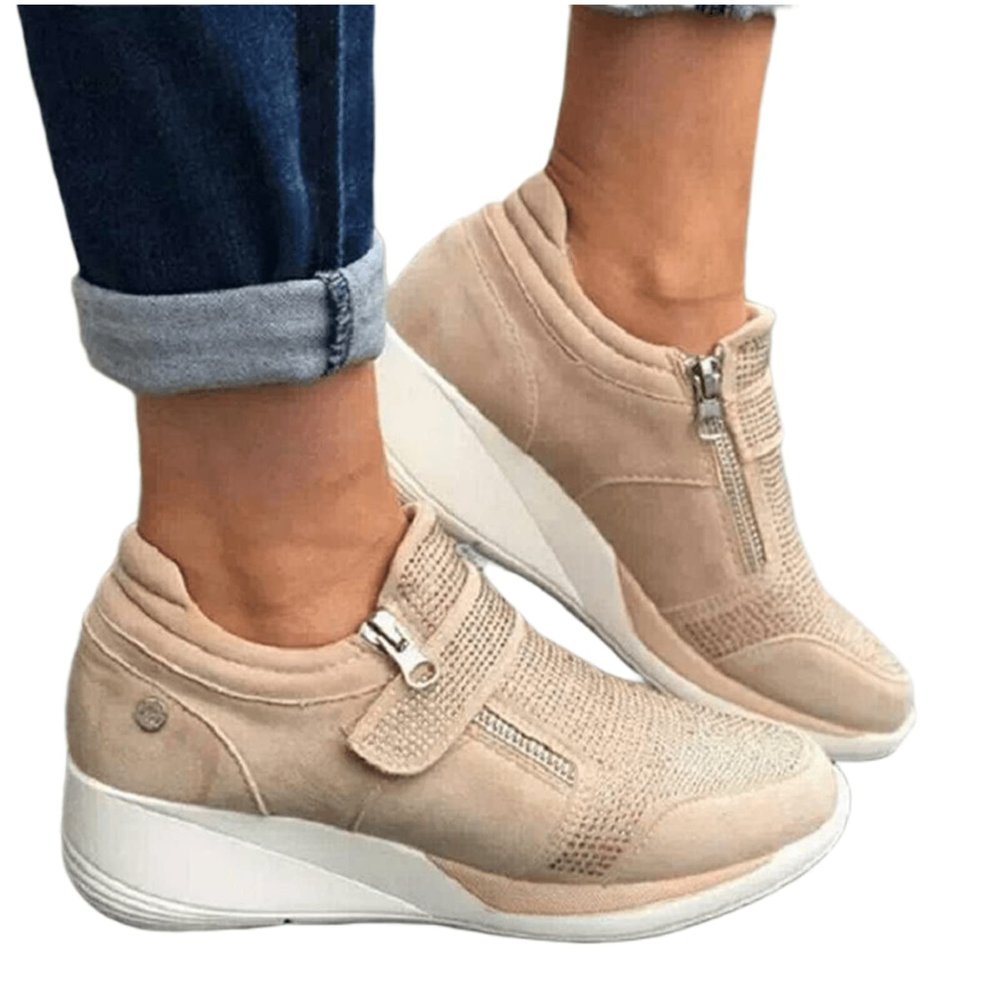 Womens Shoes Flats Wide Width Womens Walking Shoes Slip on Sneakers Lady Girls Platform Loafers Fashion Casual Athletic Gym Non Slip Tennis Running Shoes