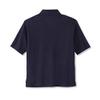 French Toast Adaptive Short Sleeve Seated Interlock Polo, Navy, 10-12 view 2