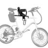 Bike Child Seat, Bike Kids Seat with Cushion Backrest Armrest and Fence Guadrail, Electric Bike Child Seat for 2-6 Years Old, High Seat Cushion Backrest Mountain more Safety (Front bar seat) view 4