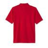 French Toast Adaptive Short Sleeve Polo Shirt | Hook and Loop Placket | Flat Seams, Red (New), X-Large(14/16) view 2
