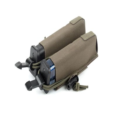 Blue Force Gear Mag Now! Double Pistol Magazine Pouch -Utility Storage Pouch with Adjustable Belt Loop - Ranger Green