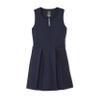 French Toast Girls Adaptive Zip Front Stretch Ponte Jumper Dress, Navy, 7-8 US view 1