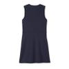 French Toast Girls Adaptive Zip Front Stretch Ponte Jumper Dress, Navy, 7-8 US view 2