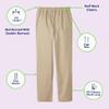 French Toast Boys Adaptive Relaxed Fit Twill Pants with Hook and Loop Closure and Pull Apart Leg Openings, Khaki (New), 10 view 4