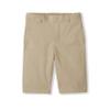 French Toast Boys Adaptive Flat Front Shorts with Hook and Loop Closure and Elastic Waist, Khaki (New), 18 view 1
