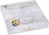 Needzo White First Communion Veil for Girls, Tulle with Satin Trim and Rhinestone Cross, 54 Inches view 4