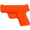 American Safety Props - Non-Functional Solid Polymer Holster Molding Gun Prop - (Natural) - Blaze Orange - U.S.A. Made - Compatible with S&W M&P40 Shield view 1