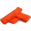 American Safety Props - Non-Functional Solid Polymer Holster Molding Gun Prop - (Natural) - Blaze Orange - U.S.A. Made - Compatible with S&W M&P40 Shield view 3