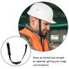 DOITOOL Adjustable Hard Hat Chin Strap with Comfortable Chin Cup for Safety Helmet Universal Fit for Construction Hardhats and Sports Headgear Elastic Durable Jaw Strap 15.94X1.49X0.59In view 2