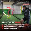 PowerNet Launch F-lite Pro Baseball & Softball Pitching Machine, Breaking Ball Bracket, Variable Speed Up to 90 MPH, Batting Practice Ball Launcher (F-lite Pro) view 2