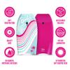 Barbie Signature 36in Bodyboard by Wavestorm 2-Pack | Graphic top Deck with high Density Slick Bottom | for Kids and Adults |Foam Construction with Accessories | Basic Leash Included view 4