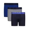 Under Armour Performance Tech - Solid 3Pk Boxer Brief, 3-Pack Midnight Navy Multi, YSM view 1