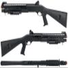 Evike Airsoft - CYMA Sport M3 3-Round Burst Multi-Airsoft Shotshell Loading Airsoft Shotgun (Model: Full Stock CQB w/Keymod/Black) view 3