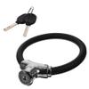 INOOMP 1set Professional Portable Bike Compact -Theft Cycling Security Chain Two Keys Scratch Design for Electric and Lawn Mowers view 1