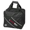 BowlersMart Essential 1 Ball Single Tote Bowling Bag (Black) view 1