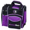 BowlersMart Curve 1 Ball Single Tote Bowling Bag (Purple)