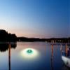 Apollo Iris Underwater LED Lighting System, Underwater Dock Light, Fish Light, 16000 Lumens (Green/White (Center/Outer), 120 Foot Power Cord) view 3