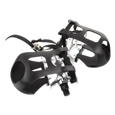 1pair Exercise Bike Pedals Straps Quiet Indoor Cycling Pedal for Fitness Bicycles Durable and Lightweight Design for Home Workouts
