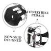 1pair Exercise Bike Pedals Straps Quiet Indoor Cycling Pedal for Fitness Bicycles Durable and Lightweight Design for Home Workouts view 3
