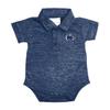 Two Feet Ahead Penn State Nittany Lions Space Dye Short Sleeve Golf Polo Baby Bodysuit Creeper Newborn Infants (Penn State Nittany Lions, 0-3 Months) view 1