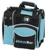 BowlersMart Curve 1 Ball Single Tote Bowling Bag (Teal) view 1