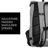 EPOCH LACROSSE - E-Pack Rolltop Bag, Lacrosse Backpack with Stick Holder, Ultimate Backpack and Duffle Bag for Lacrosse, Work, or Travel (Gray) view 3