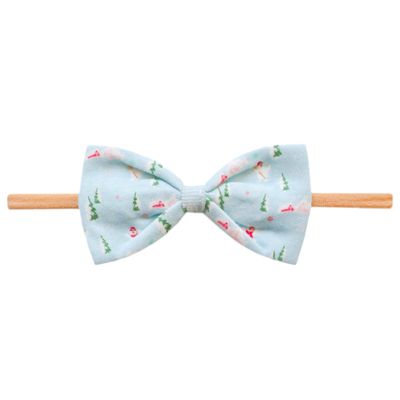 Copper Pearl Bowtie Baby Bow Frosty The Snowman
