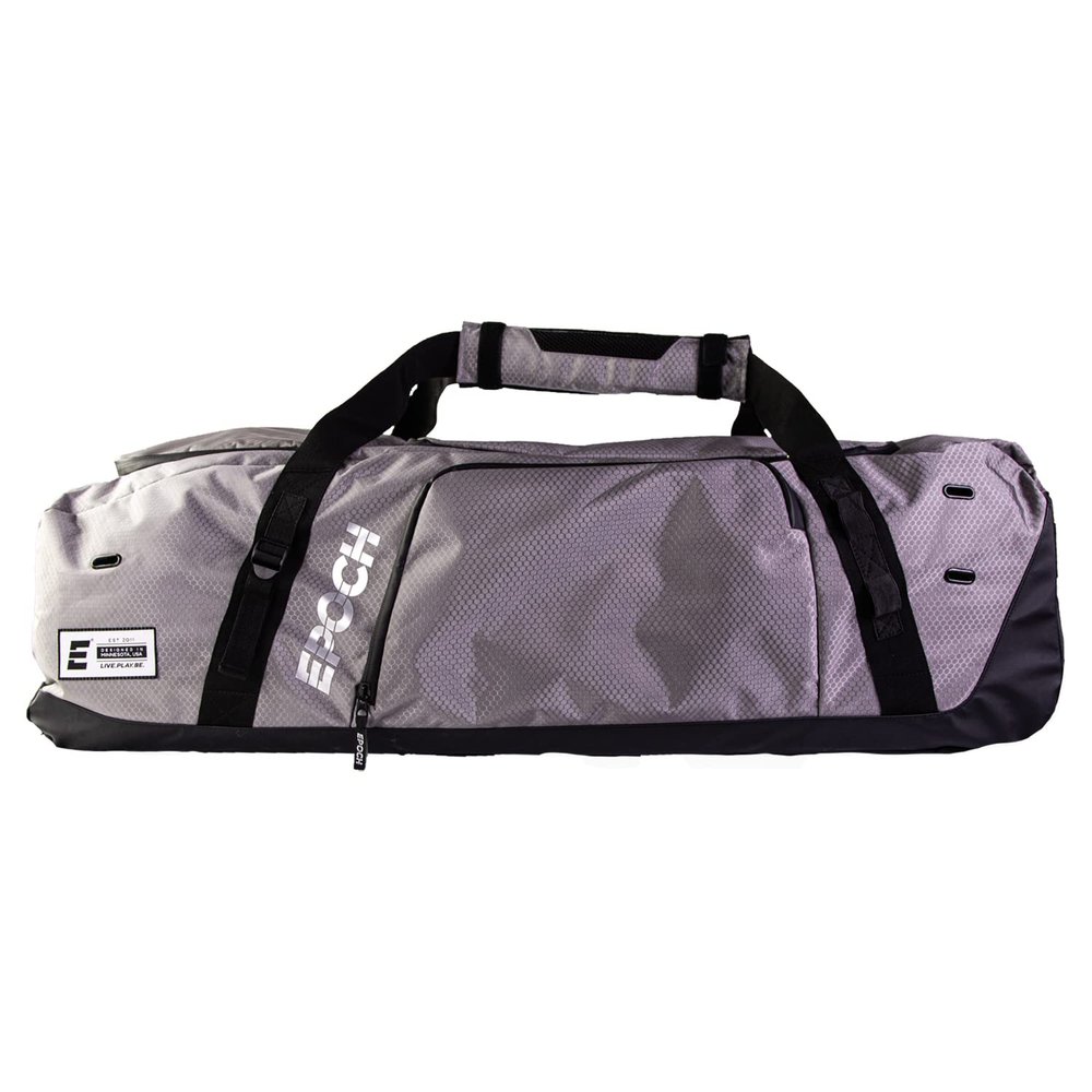 Epoch Lacrosse - Elite Gear Bag for Men and Women  Lacrosse Duffle Bag, Rip-Stop Hex Material, Vented Main Compartment, Spacious Design - Grey (Elite Gear Bag - Gray)