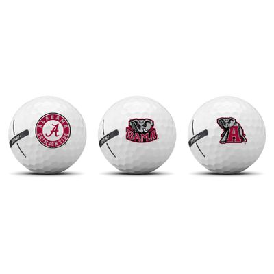 Alabama Crimson Tide (Officially Licensed) 3 Pack Taylormade Golf Balls