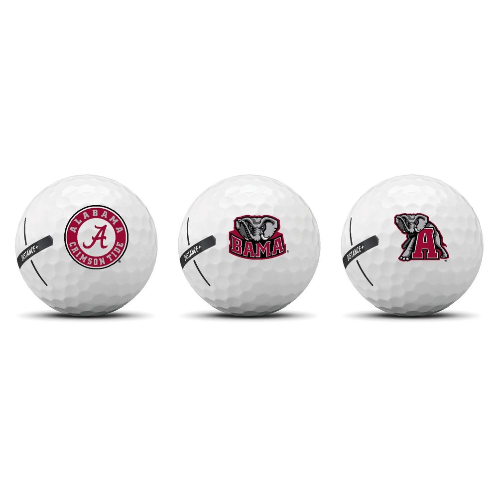 Alabama Crimson Tide (Officially Licensed) 3 Pack Taylormade Golf Balls