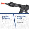 Evike x CYMA Sport Black Airsoft M4 w/ 10" KeyMod Rail view 4