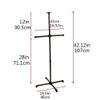 WANLIAN body armor stand - Tactical Vest Hanger for Police and Duty Gear Rack - Securely Store and Display Your Tactical Vest view 4