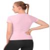 MathCat Workout Shirts for Women,Workout Tops for Women Short Sleeve,Yoga T Shirts for Women,Breathable Athletic Gym Shirts Lightpink view 2