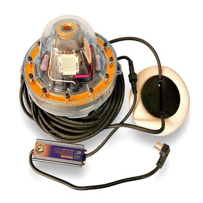Apollo Underwater LED Lighting System, Underwater Dock Light, Fish Light (Orange, 120 Foot Power Cord)