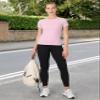 MathCat Workout Shirts for Women,Workout Tops for Women Short Sleeve,Yoga T Shirts for Women,Breathable Athletic Gym Shirts Lightpink view 3