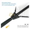 Fish Net Folding Fishing Net Aluminum Alloy Rod Silicone Handle Telescopic Large Mesh Fishing Landing Net Casting Network Trap Dip Net view 3