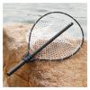 Fish Net Folding Fishing Net Aluminum Alloy Rod Silicone Handle Telescopic Large Mesh Fishing Landing Net Casting Network Trap Dip Net view 4