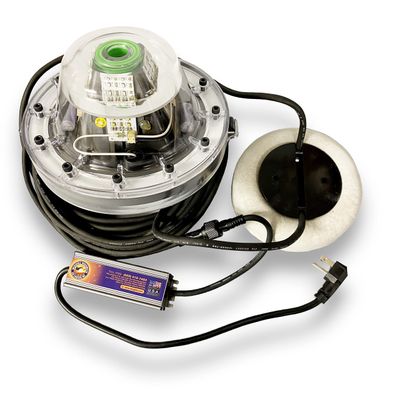 Apollo Iris Underwater LED Lighting System, Underwater Dock Light, Fish Light, 16000 Lumens (Green/White (Center/Outer), 40 Foot Power Cord)