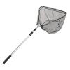 Fish Net Telescopic Fishing Net Automatic Folding Small Mesh Landing Net Aluminum Alloy Pole Durable Casting Net Fly Fishing 3-Section Dip Net (Color : Gold) view 1