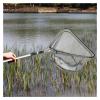 Fish Net Telescopic Fishing Net Automatic Folding Small Mesh Landing Net Aluminum Alloy Pole Durable Casting Net Fly Fishing 3-Section Dip Net (Color : Gold) view 4