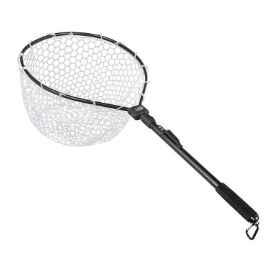 Fish Net Fishing Landing Net Collapsible Aluminum Alloy Fishing Net Folding Fish Landing Net with Carabiner Clip for Fish Catching Releasing Dip Net