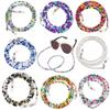 8 Pcs Beaded Eyeglass Chains for Women & Girls, Multifunction Colorful Mask Glasses Lanyard Sunglass Holder Strap Around Neck,Bead Holders Face Mask Chains Clamp Necklace Strap with Eyeglass Loop view 1
