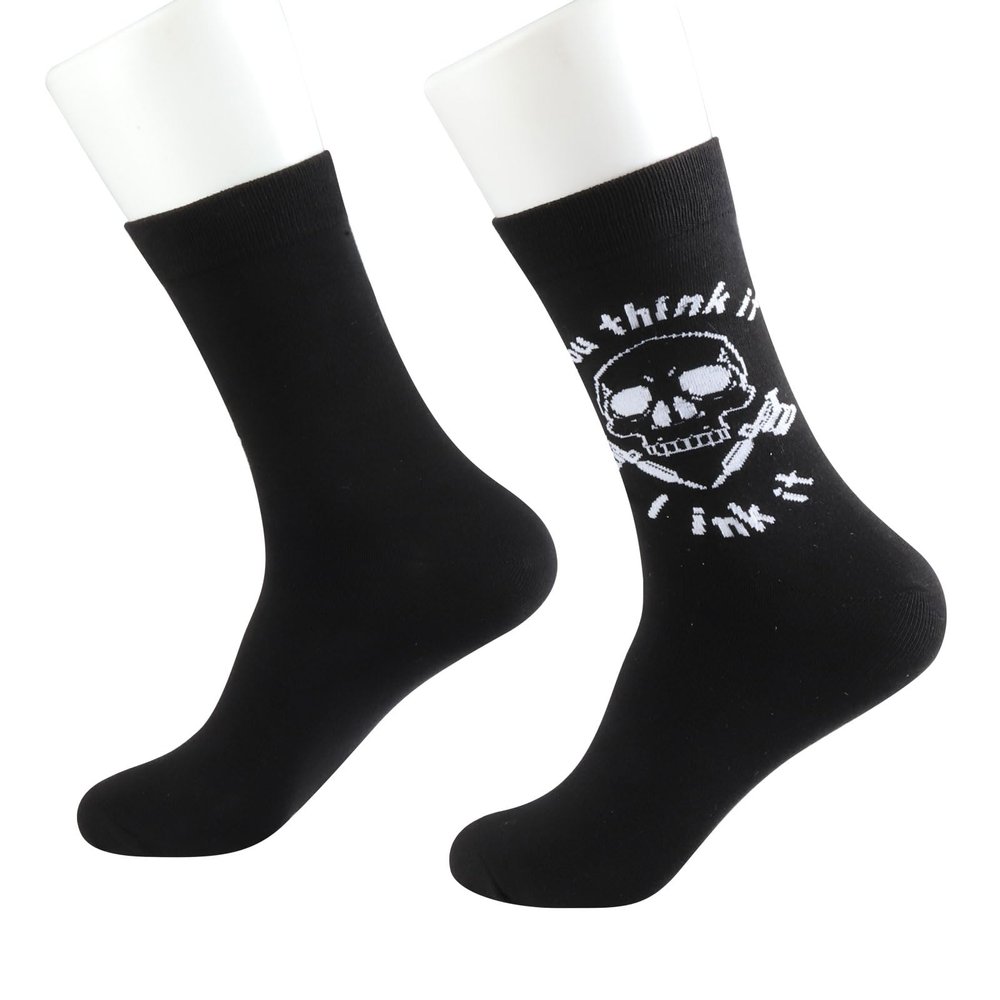 VAMSII Tattoo Artist Socks 2 Pairs You Think it I Ink it Socks Funny Tattooist Gift Tattooing Crew Socks Tattoo Master Gift (You think socks)
