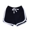Boys Girls Candy Colors Casual Beach Shorts Elastic Waist Pants Clothes Tennis Shorts for Girls (Black, 3-4 Years) view 1